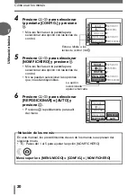 Preview for 20 page of Olympus FE 120 - Digital Camera - 6.0 Megapixel Manual Avanzado