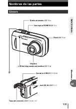 Предварительный просмотр 131 страницы Olympus FE 120 - Digital Camera - 6.0 Megapixel Manual Avanzado