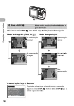 Preview for 14 page of Olympus FE 130 - 5.1MP Digital Camera Manual Avançado