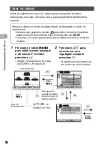 Preview for 16 page of Olympus FE 130 - 5.1MP Digital Camera Manual Avançado