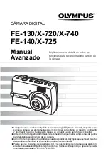 Preview for 1 page of Olympus FE 130 - 5.1MP Digital Camera Manual Avanzado