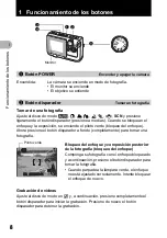 Preview for 8 page of Olympus FE 130 - 5.1MP Digital Camera Manual Avanzado