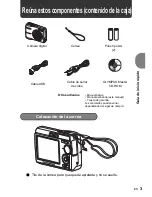 Preview for 3 page of Olympus FE 170 - Digital Camera - 6.0 Megapixel Manual Avanzado