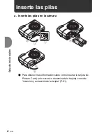 Preview for 4 page of Olympus FE 170 - Digital Camera - 6.0 Megapixel Manual Avanzado