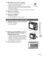 Preview for 41 page of Olympus FE 170 - Digital Camera - 6.0 Megapixel Manual Avanzado