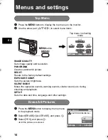 Preview for 14 page of Olympus FE 180 - Digital Camera - 6.0 Megapixel Basic Manual