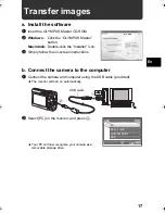 Предварительный просмотр 17 страницы Olympus FE 180 - Digital Camera - 6.0 Megapixel Basic Manual