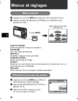 Предварительный просмотр 40 страницы Olympus FE 180 - Digital Camera - 6.0 Megapixel Basic Manual