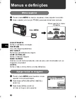 Предварительный просмотр 92 страницы Olympus FE 180 - Digital Camera - 6.0 Megapixel Basic Manual