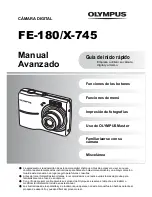 Preview for 1 page of Olympus FE 180 - Digital Camera - 6.0 Megapixel Manual Avanzado