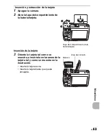 Предварительный просмотр 63 страницы Olympus FE 180 - Digital Camera - 6.0 Megapixel Manual Avanzado