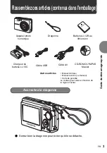 Preview for 3 page of Olympus FE 200 - Digital Camera - 6.0 Megapixel Manuel Avancé