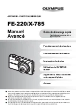Preview for 1 page of Olympus FE 220 - Digital Camera - Compact Manuel Avancé