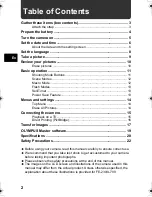 Preview for 2 page of Olympus FE 230 - Digital Camera - Compact Basic Manual