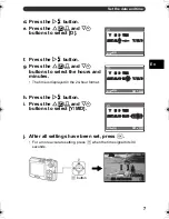 Preview for 7 page of Olympus FE 230 - Digital Camera - Compact Basic Manual