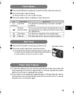 Preview for 13 page of Olympus FE 230 - Digital Camera - Compact Basic Manual