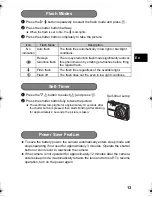 Предварительный просмотр 13 страницы Olympus FE 230 - Digital Camera - Compact Basic Manual