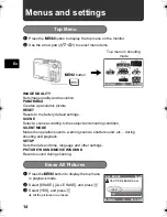 Preview for 14 page of Olympus FE 230 - Digital Camera - Compact Basic Manual