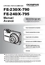 Olympus FE 230 - Digital Camera - Compact Manuel Avancé preview