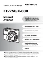 Preview for 1 page of Olympus FE 250 - Digital Camera - Compact Manuel Avancé