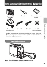 Preview for 3 page of Olympus FE 250 - Digital Camera - Compact Manuel Avancé