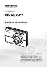 Preview for 1 page of Olympus FE-26 - Digital Camera - Compact Manual De Instrucciones