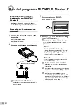 Предварительный просмотр 38 страницы Olympus FE-26 - Digital Camera - Compact Manual De Instrucciones