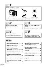 Preview for 2 page of Olympus FE-26 - Digital Camera - Compact Manuel D'Instructions