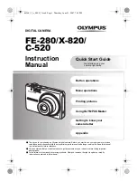 Preview for 1 page of Olympus FE 280 - Digital Camera - Compact Instruction Manual