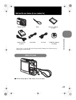 Preview for 3 page of Olympus FE 280 - Digital Camera - Compact Instruction Manual