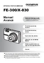 Preview for 1 page of Olympus FE 300 - Digital Camera - Compact Manuel D'Instructions