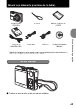 Preview for 3 page of Olympus FE 300 - Digital Camera - Compact Manuel D'Instructions