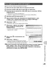 Preview for 41 page of Olympus FE 300 - Digital Camera - Compact Manuel D'Instructions