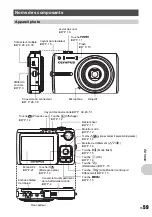 Предварительный просмотр 59 страницы Olympus FE 300 - Digital Camera - Compact Manuel D'Instructions