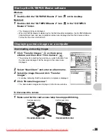 Предварительный просмотр 39 страницы Olympus FE-320 Instruction Manual