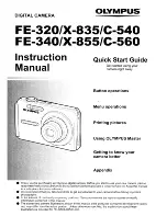 Olympus FE-320 Quick Start Manual preview