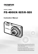 Olympus FE-4000 Instruction Manual preview