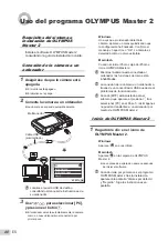 Предварительный просмотр 40 страницы Olympus FE 5020 - Digital Camera - Compact Manual De Instrucciones