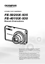 Preview for 1 page of Olympus FE 5020 - Digital Camera - Compact Manuel D'Instructions