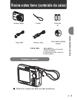 Preview for 3 page of Olympus FE170 - 6.0 Megapixel 3x Optical Zoom Digital... Manual Avançado