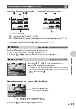 Preview for 21 page of Olympus FE210 - 7.1 MP Digital Camera Manual Avanzado