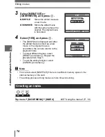 Предварительный просмотр 74 страницы Olympus IR 300 - Digital Camera - 5.0 Megapixel Advanced Manual