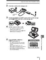 Предварительный просмотр 111 страницы Olympus IR 300 - Digital Camera - 5.0 Megapixel Advanced Manual