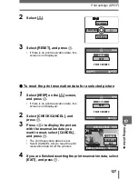 Предварительный просмотр 127 страницы Olympus IR 300 - Digital Camera - 5.0 Megapixel Advanced Manual