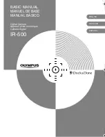 Olympus IR-500 Basic Manual preview