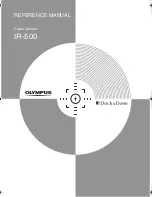 Olympus IR-500 Reference Manual preview