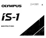 Preview for 1 page of Olympus IS-1 Instructions Manual