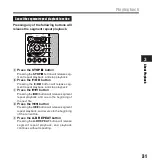 Preview for 31 page of Olympus LS-10 - Linear PCM Recorder 2 GB Digital... Instructions Manual