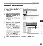 Preview for 59 page of Olympus LS-10 - Linear PCM Recorder 2 GB Digital... Instructions Manual