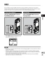 Предварительный просмотр 21 страницы Olympus LS-7 Detailed Instructions